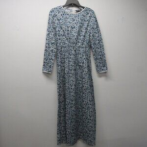 Scarlet Darkness Prairie Maxi Dress W/ Bonnet sz M Pioneer Cottagecore Peasant